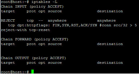 iptables command