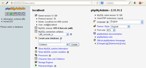 phpmyadmin