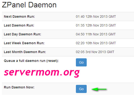 run daemon