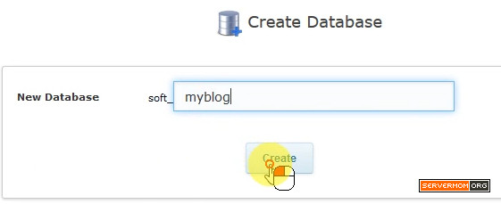 create database webuzo