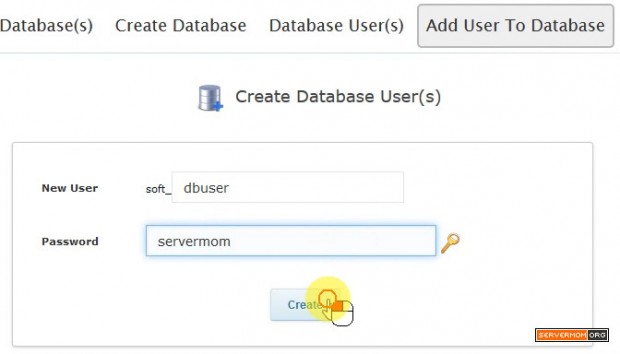 new database user